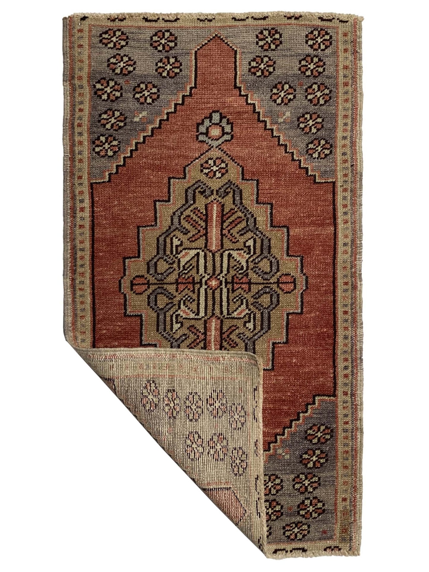 Artisan Angelina Rose Beige Vintage Knotted Rug - Rugs - Artisan - Atlanta Designer Rugs