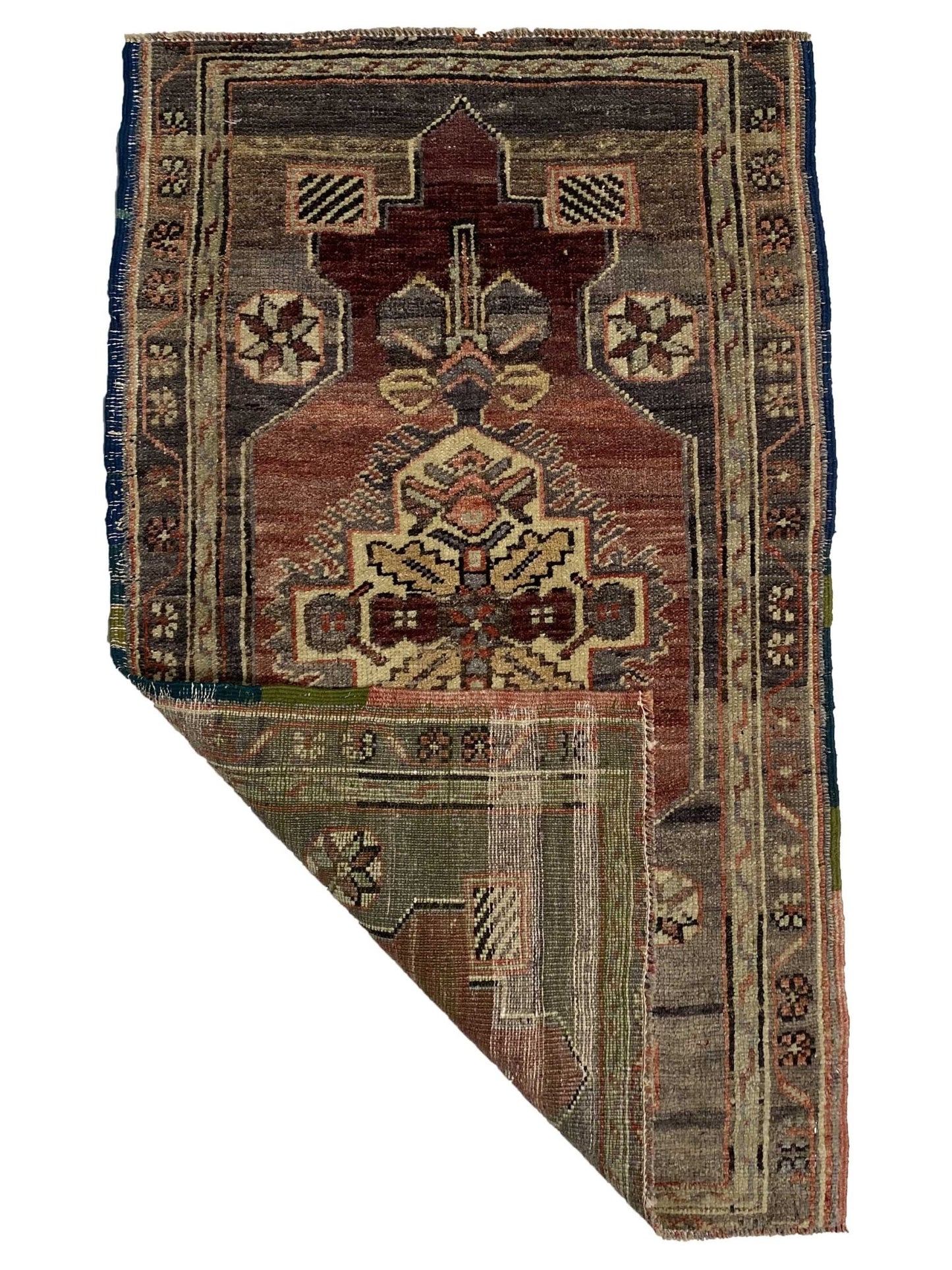 Artisan Angelina Rose Green Vintage Knotted Rug - Rugs - Artisan - Atlanta Designer Rugs