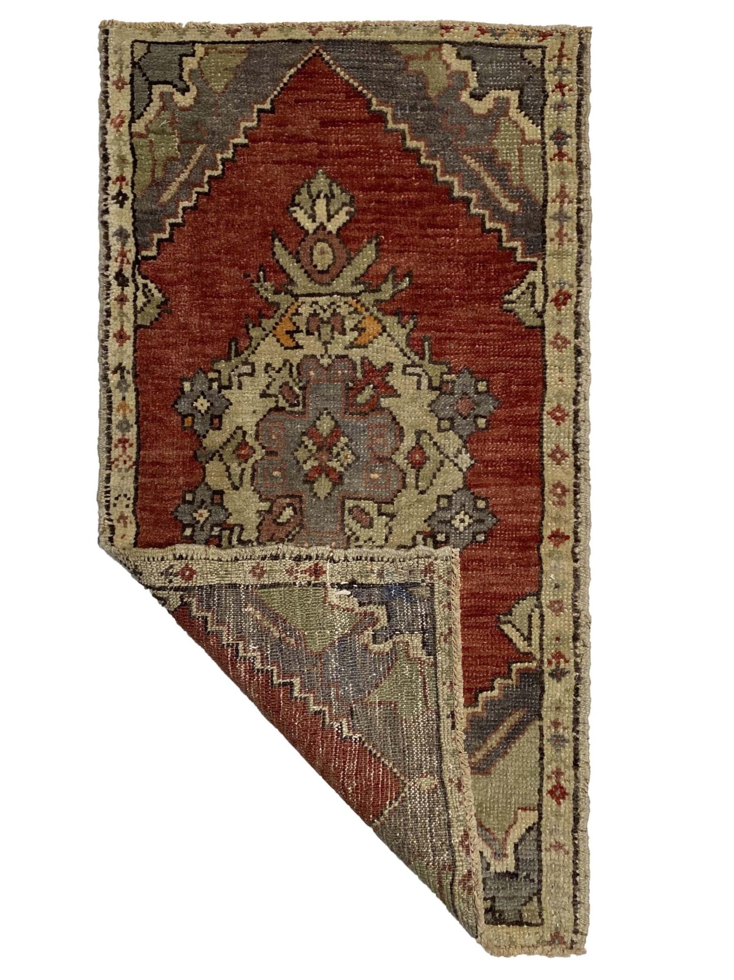 Artisan Angelina Rose Ivory Vintage Knotted Rug - Rugs - Artisan - Atlanta Designer Rugs