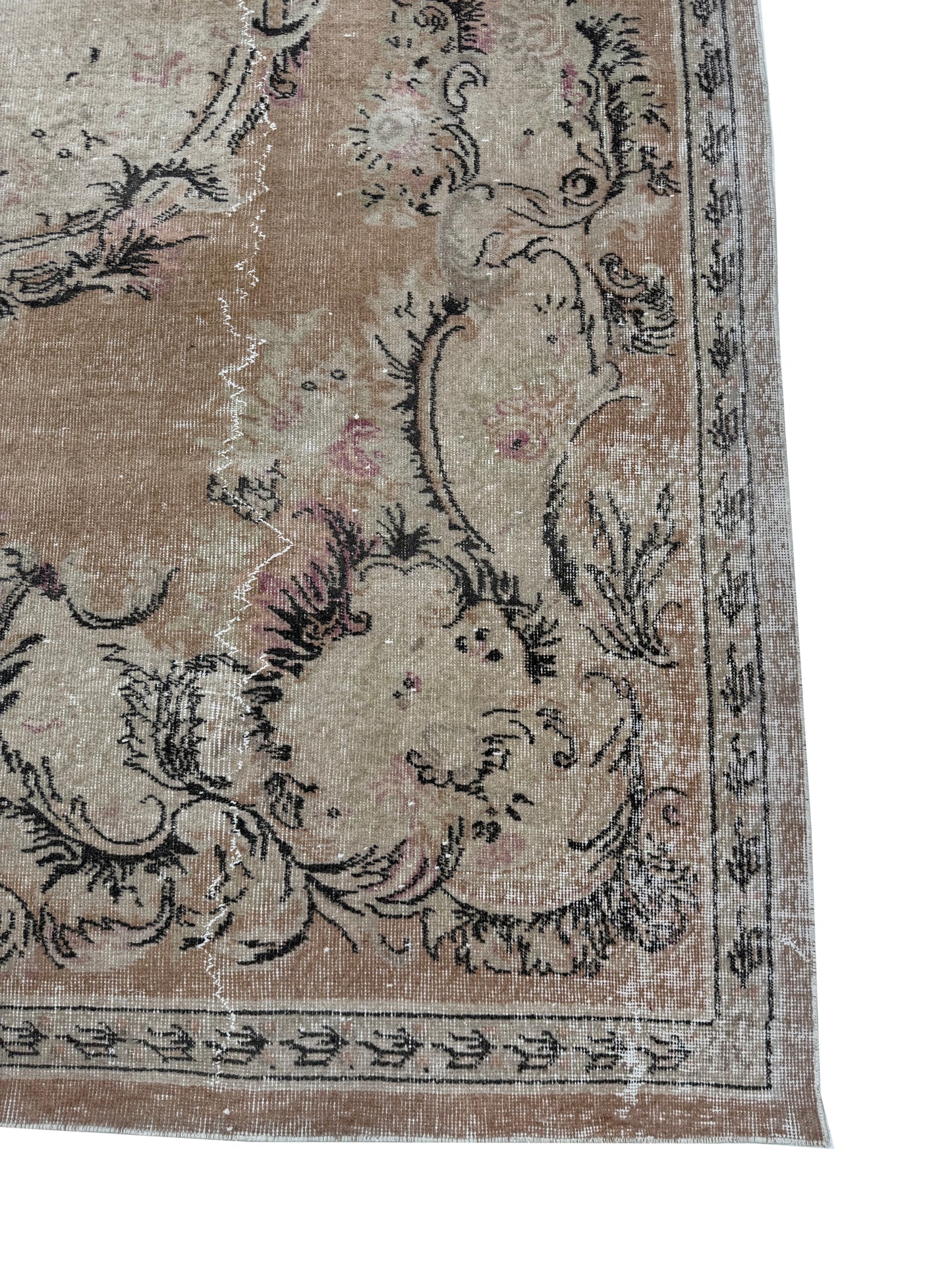 Artisan Angelina Beige Lt.Blue Vintage Knotted Rug