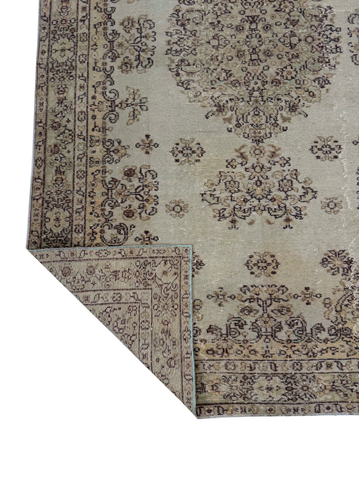 Artisan Angelina Lt.Rose Ivory Vintage Knotted Rug