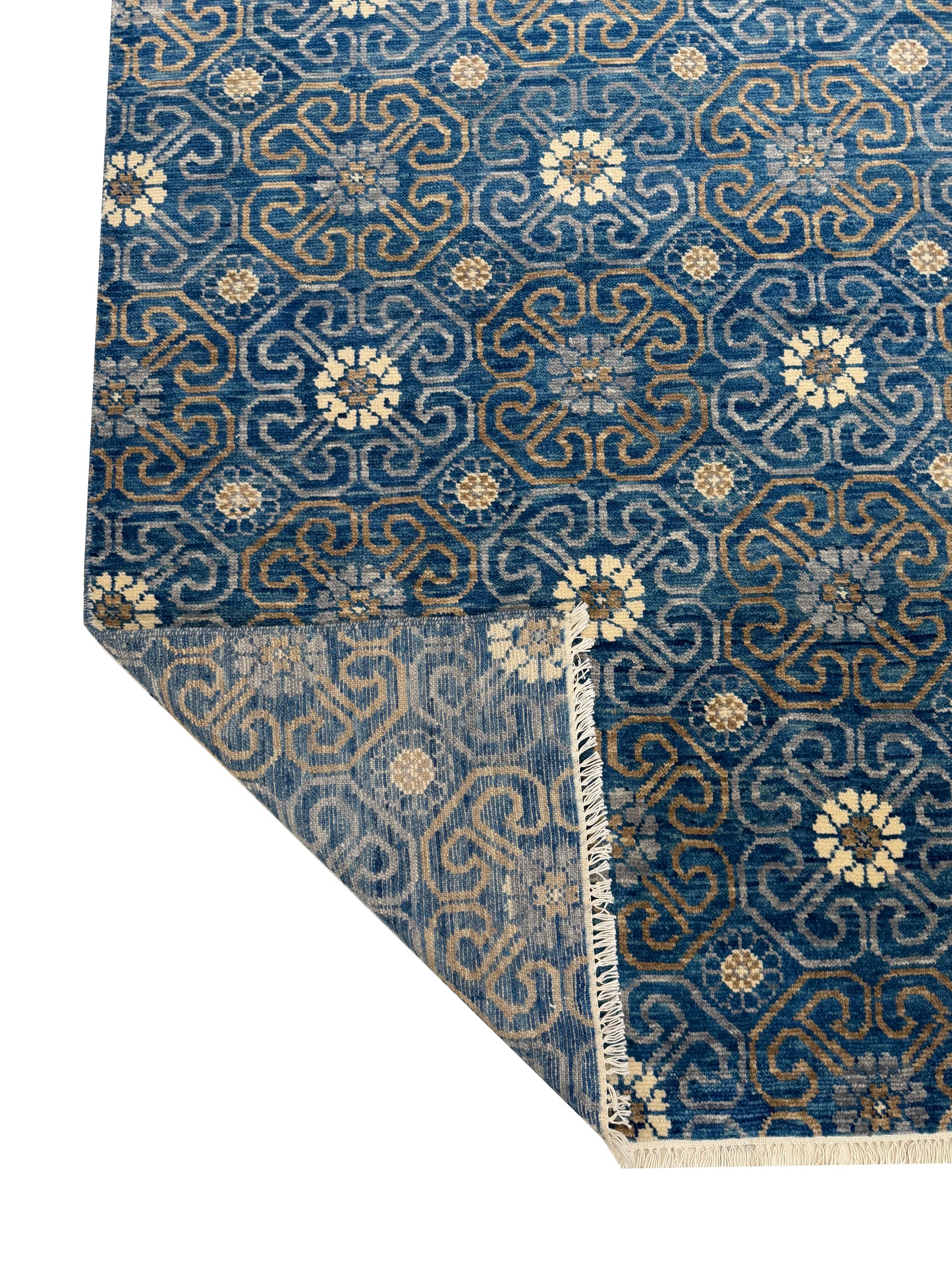 Artisan Samara Navy Transitional Knotted Rug