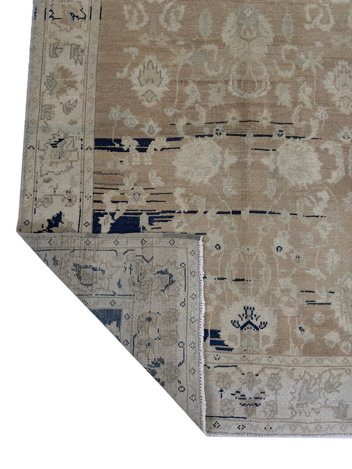 Artisan Angelina Camel Vintage Knotted Rug