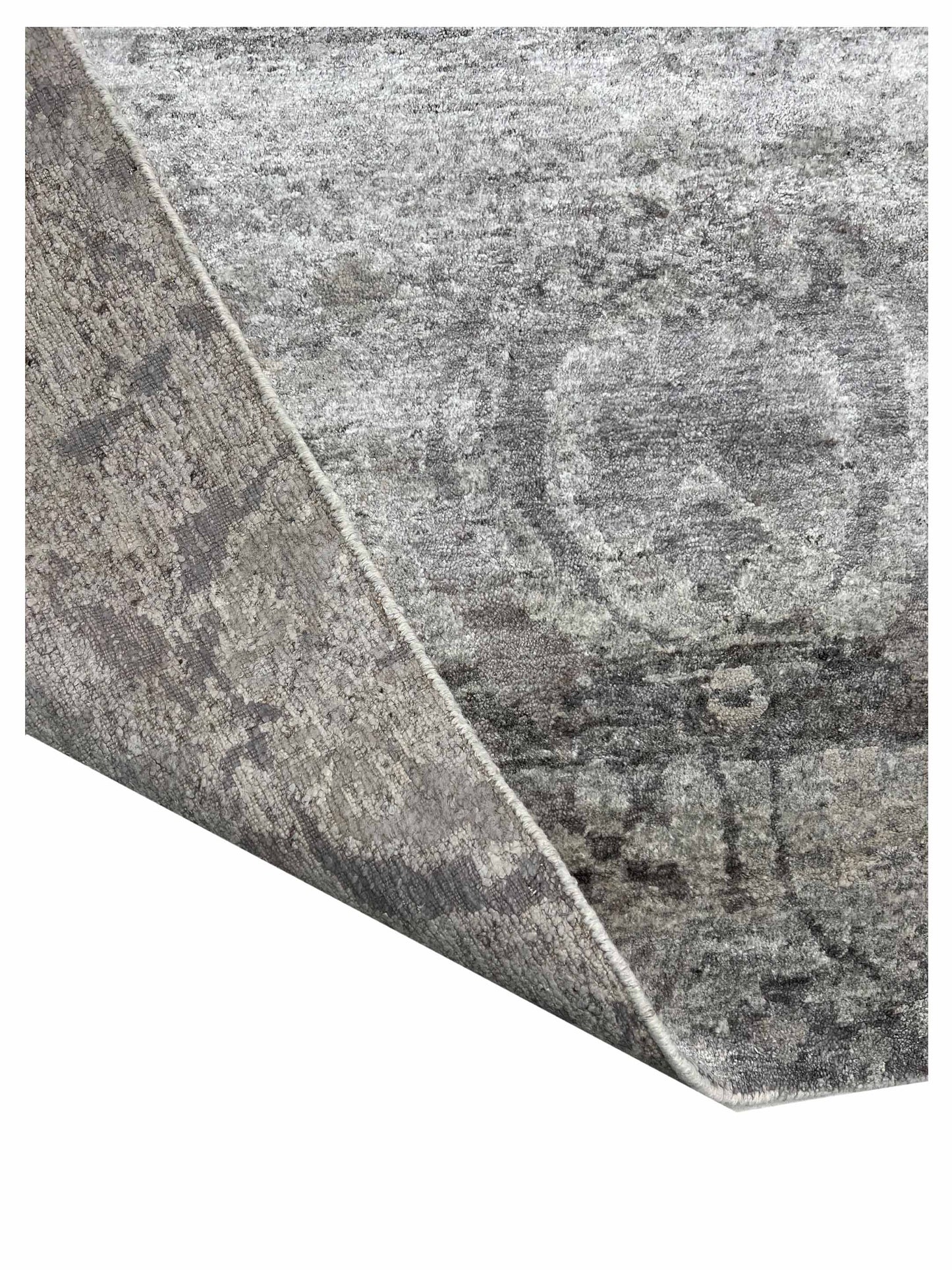 Artisan Mary Natural Grey Knotted Rug