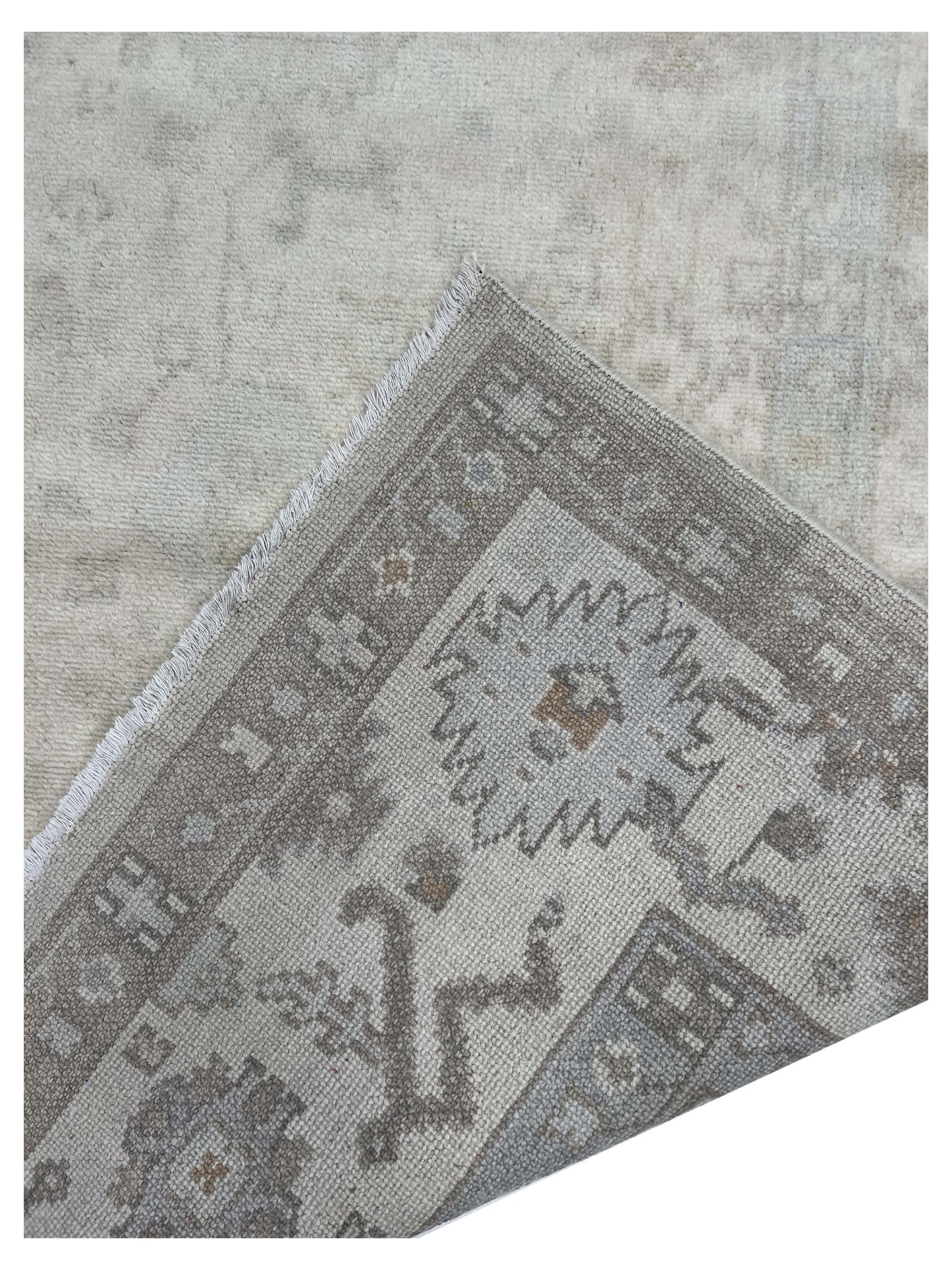 Artisan Modern Oushak Gold Knotted Rug