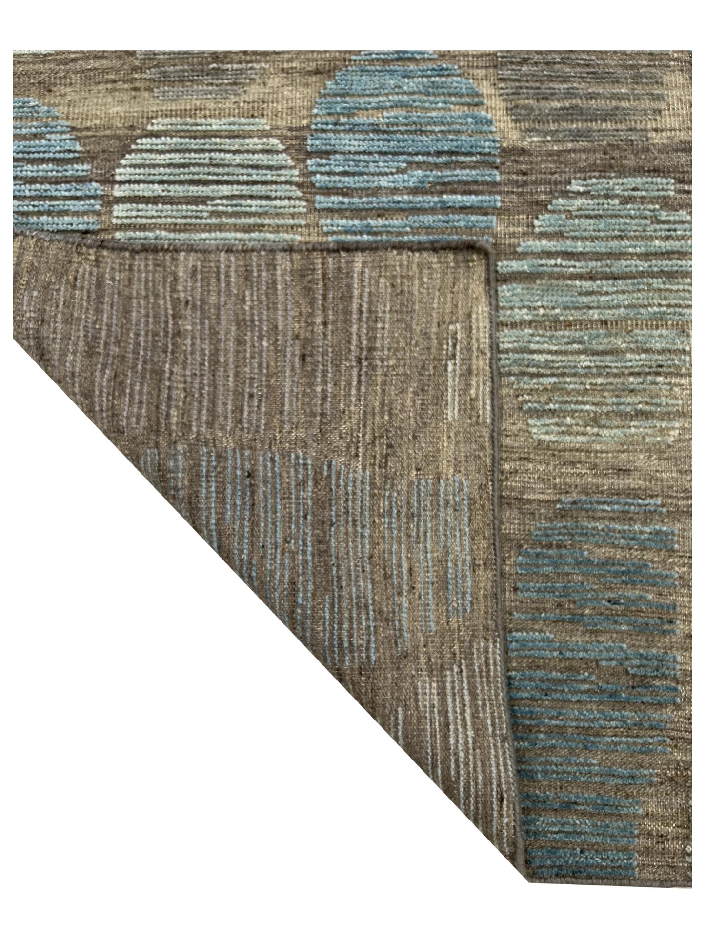 Artisan Harmony Green Blue Knotted Rug