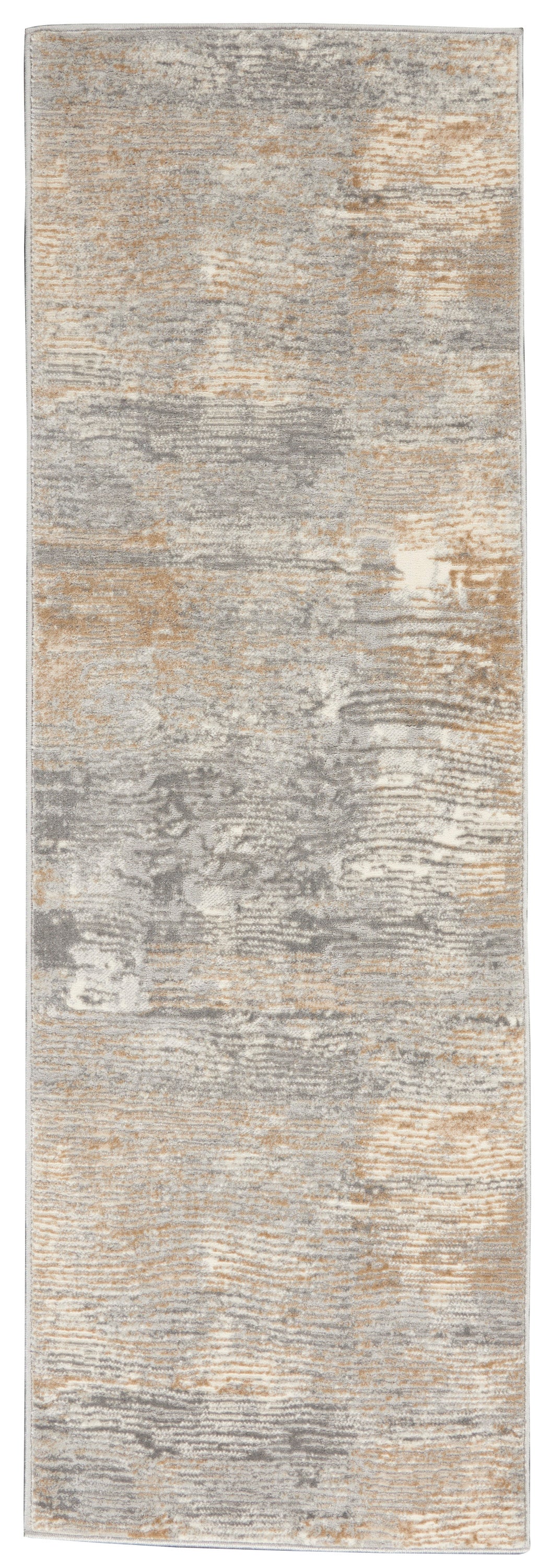 Nourison Home Solace SLA01 Grey Beige Contemporary Power-loomed Rug