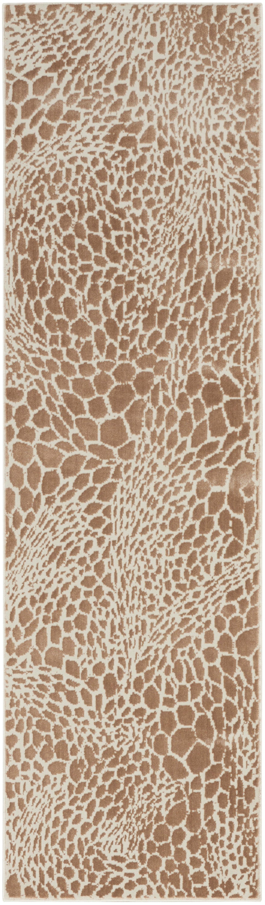 Nourison Home Desire DSR08 Camel Silver Contemporary Power-loomed Rug