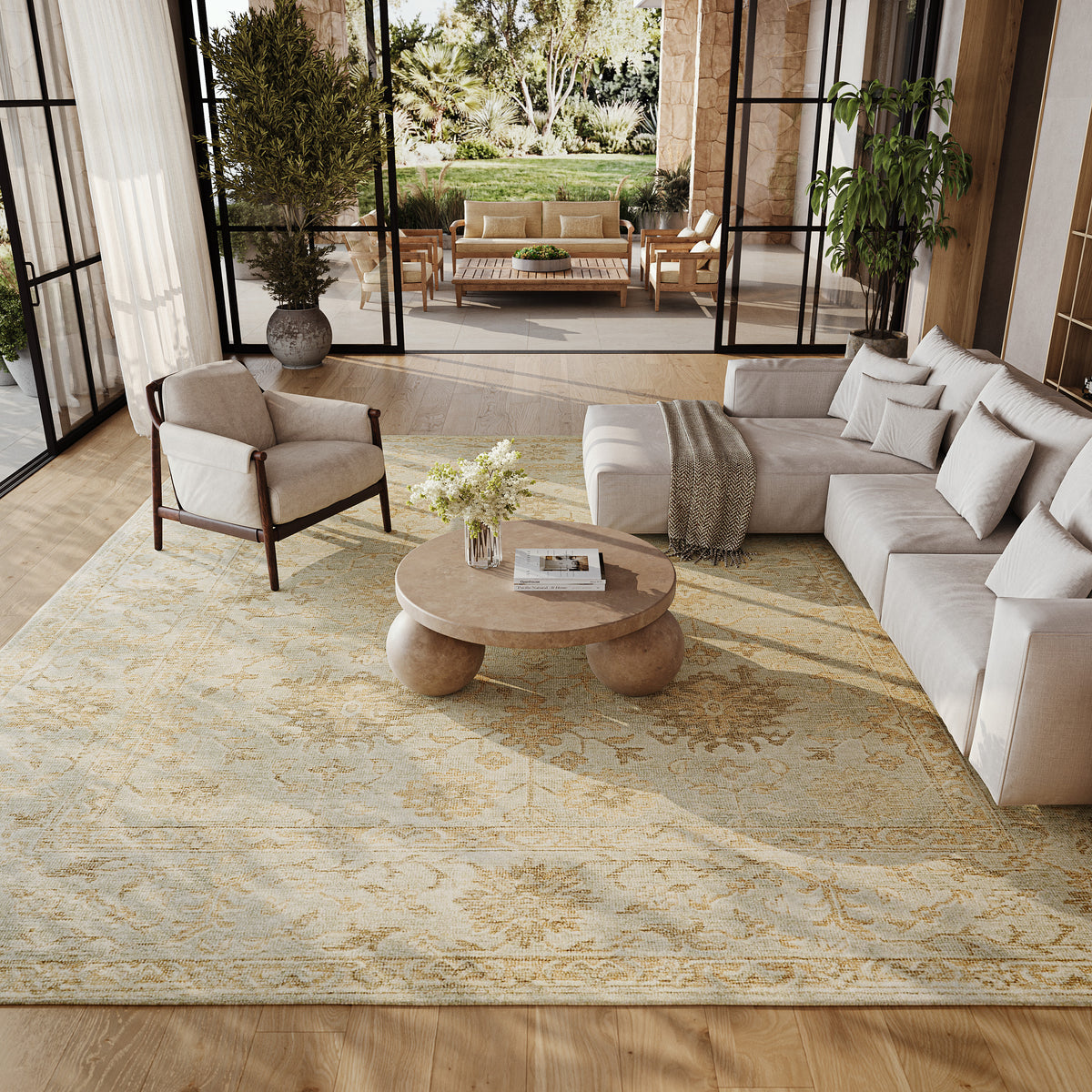 Nourison Home Celia Sage Traditional