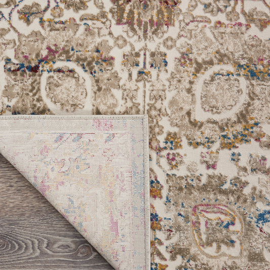 Nourison Home Melody Ivory Multicolor Traditional