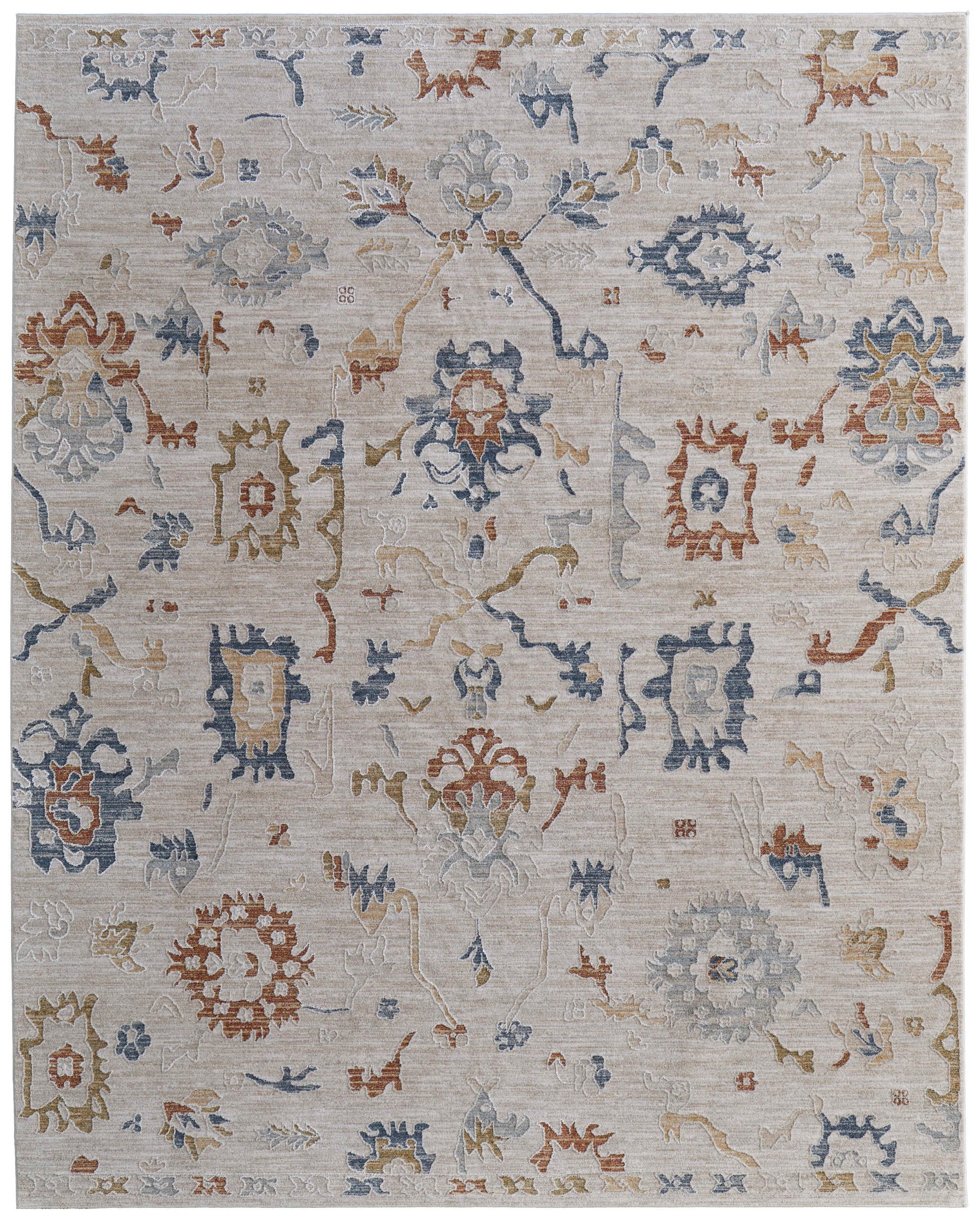 Feizy Pasha 39M8F Ivory Transitional/Bohemian & Eclect Machinemade Rug