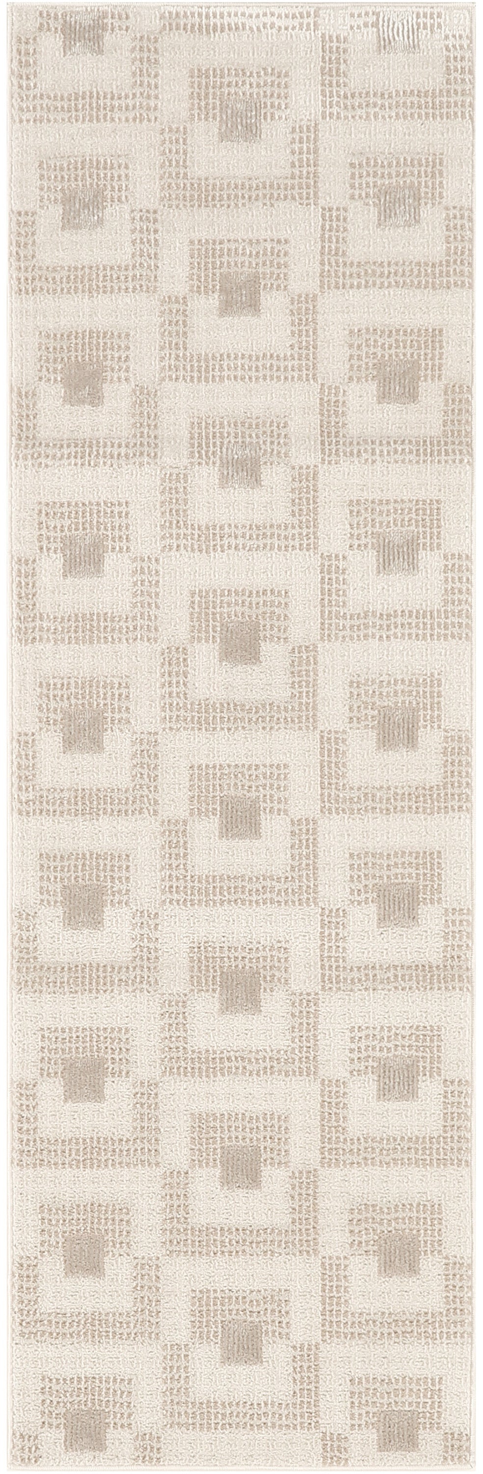 Nourison Home Nordic NRC05 Ivory Beige Contemporary Power-loomed Rug
