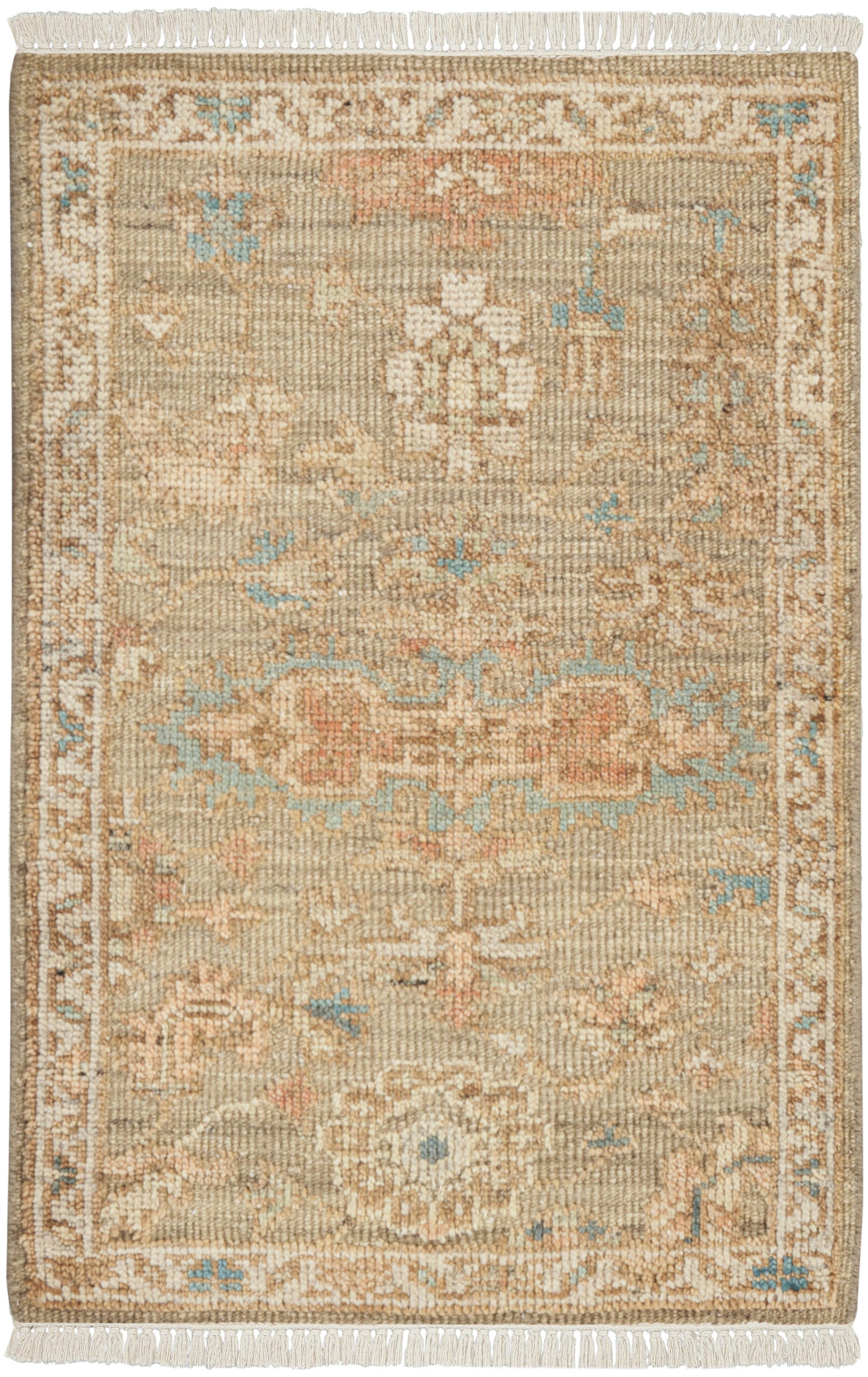 Nourison Home Heritage Vine HTV04 Charcoal Traditional Hand Knotted Rug