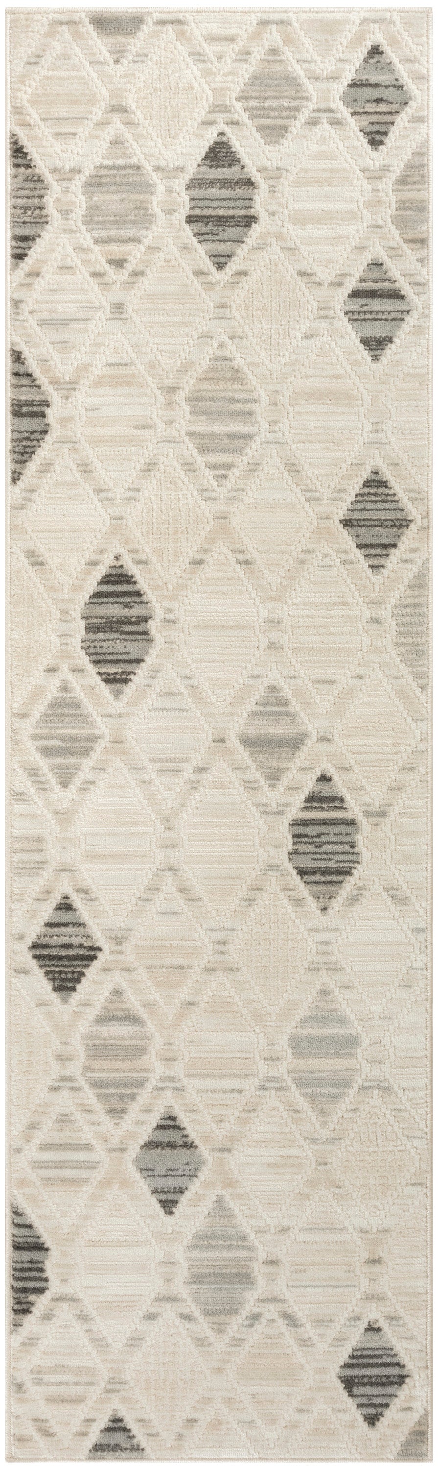 Nourison Home Serenity Home SRH08 Beige Grey Contemporary Loom-woven Rug