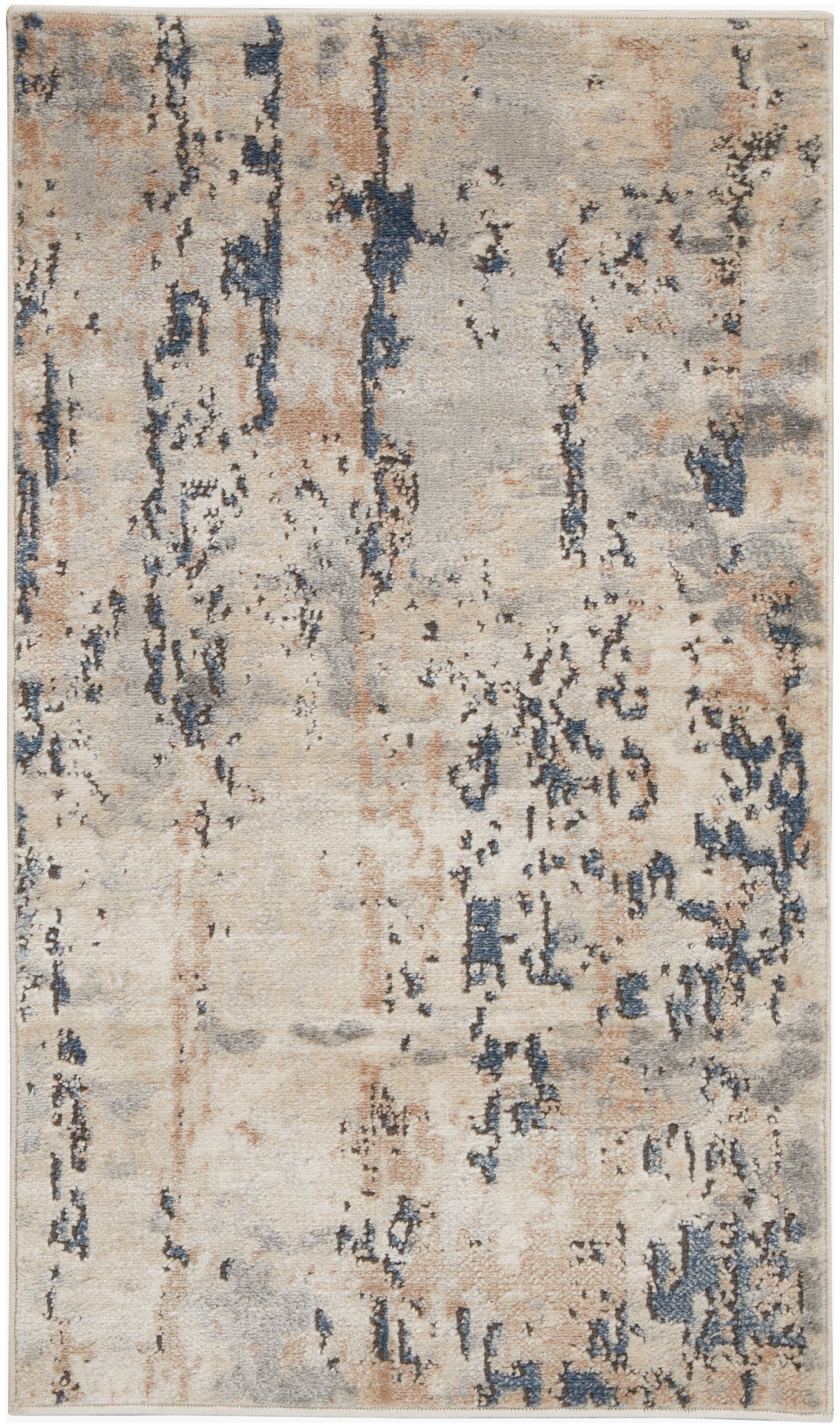 Nourison Home Quarry QUA01 Beige Grey Contemporary Power-loomed Rugs