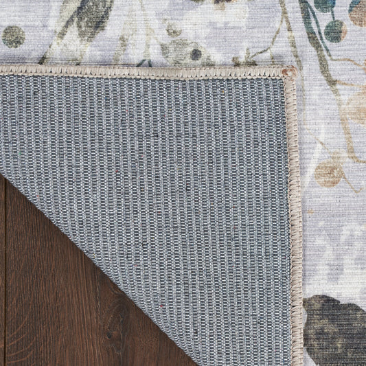 Nourison Home Nourison Washables Grey Multicolor Traditional