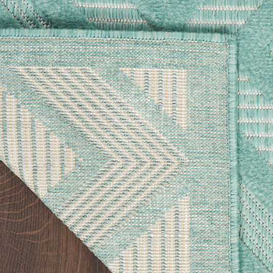 Nourison Home Versatile Aqua Teal Contemporary