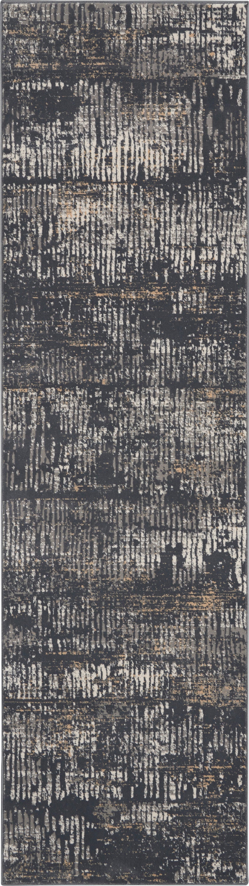 Michael Amini MA90 Uptown UPT03 Charcoal Grey Contemporary Power-loomed Rug