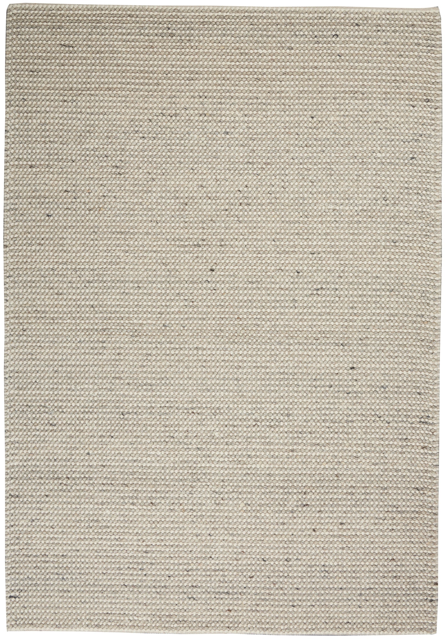 Calvin Klein Textured Dots CK80 Silver Contemporary Woven Rug