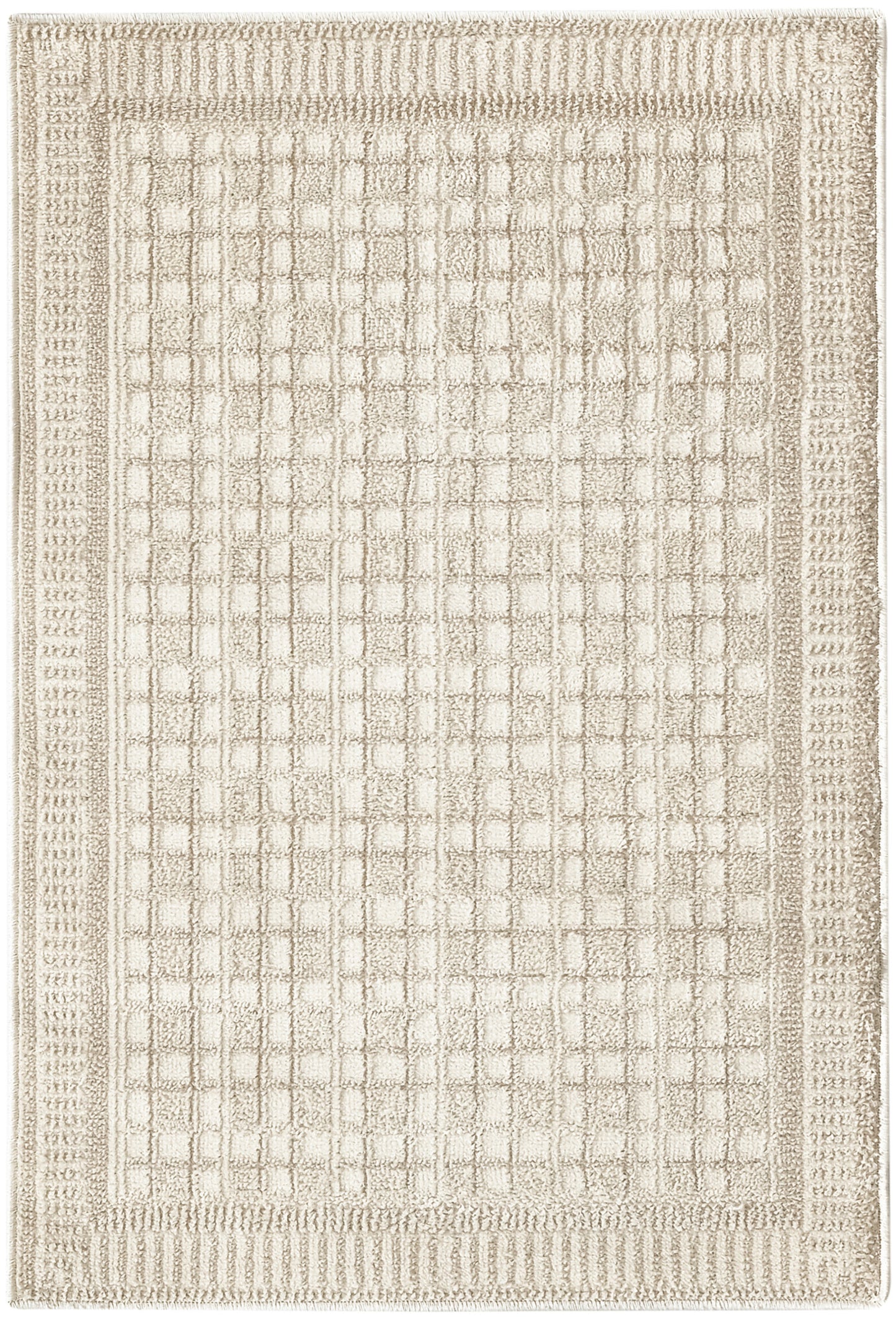 Nourison Home Nordic NRC03 Ivory Contemporary Power-loomed Rug