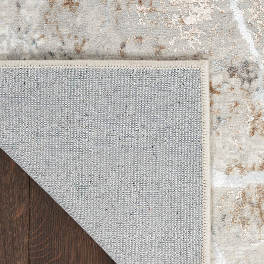 Nourison Home Glitz Grey Multicolor Contemporary