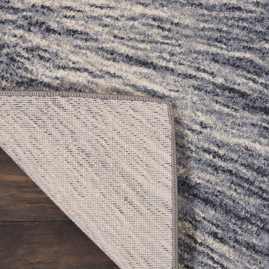 Nourison Home Moroccan Celebration Blue Grey Contemporary