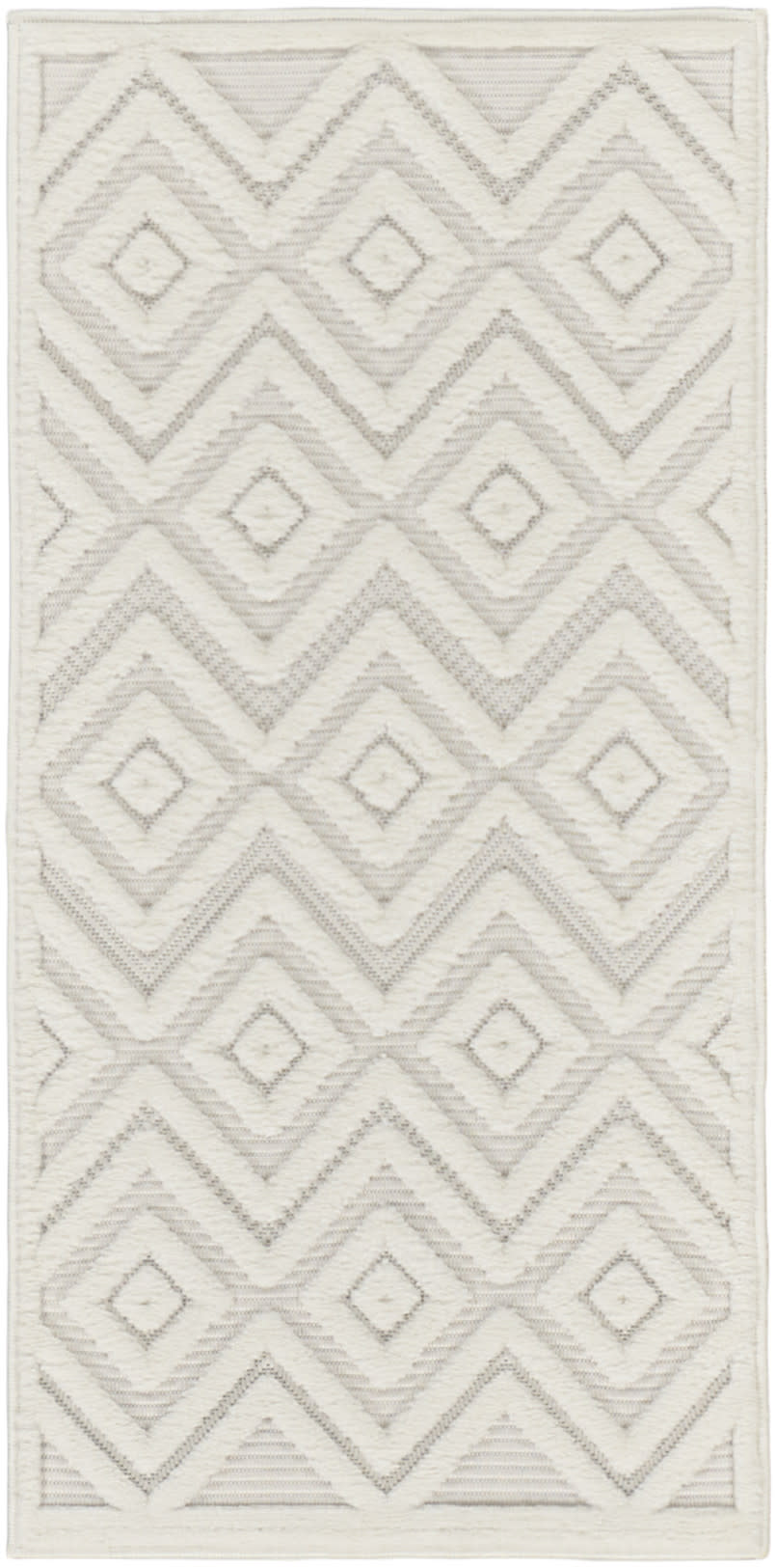 Nourison Home Versatile NRV01 Ivory White Contemporary Flat Weave Rug