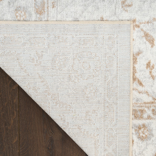 Nourison Home Astra Machine Washable Grey Traditional