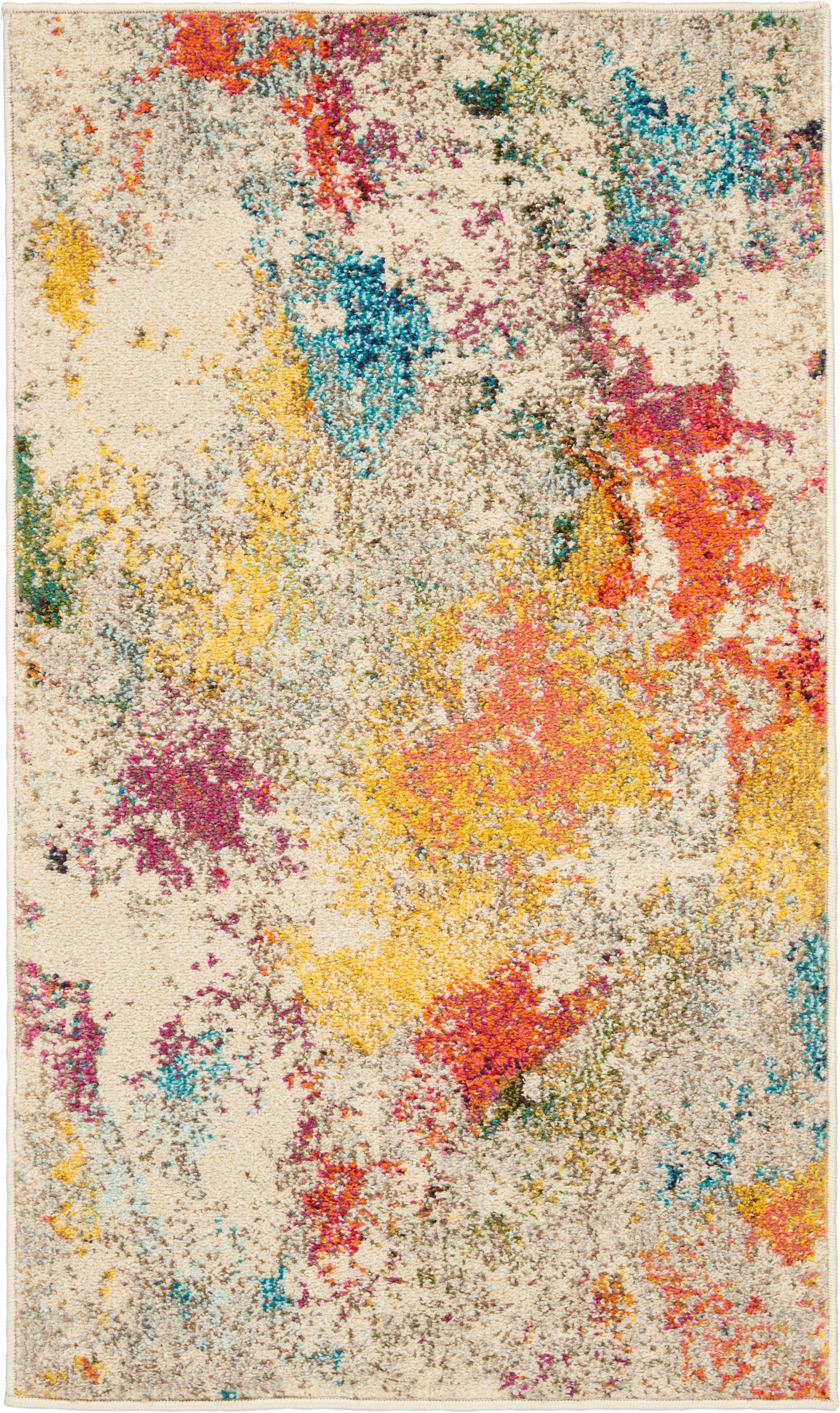 Nourison Home Celestial CES12 Ivory Multicolor Contemporary Power-loomed Rugs