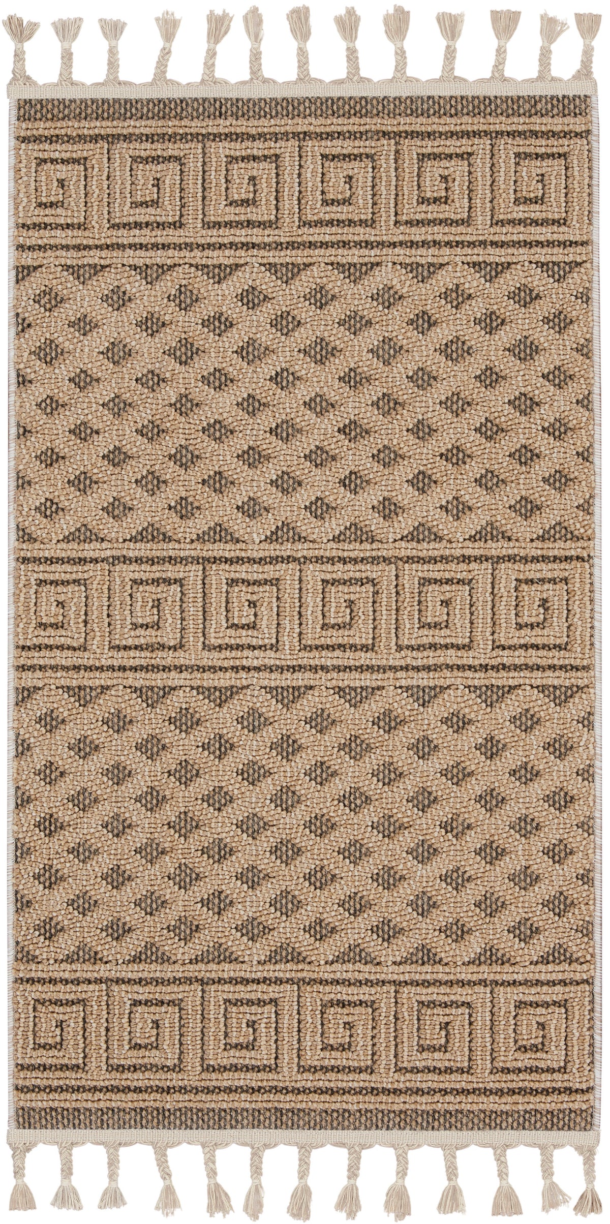 Nourison Home Paxton PAX05 Mocha Contemporary Power-loomed Rug