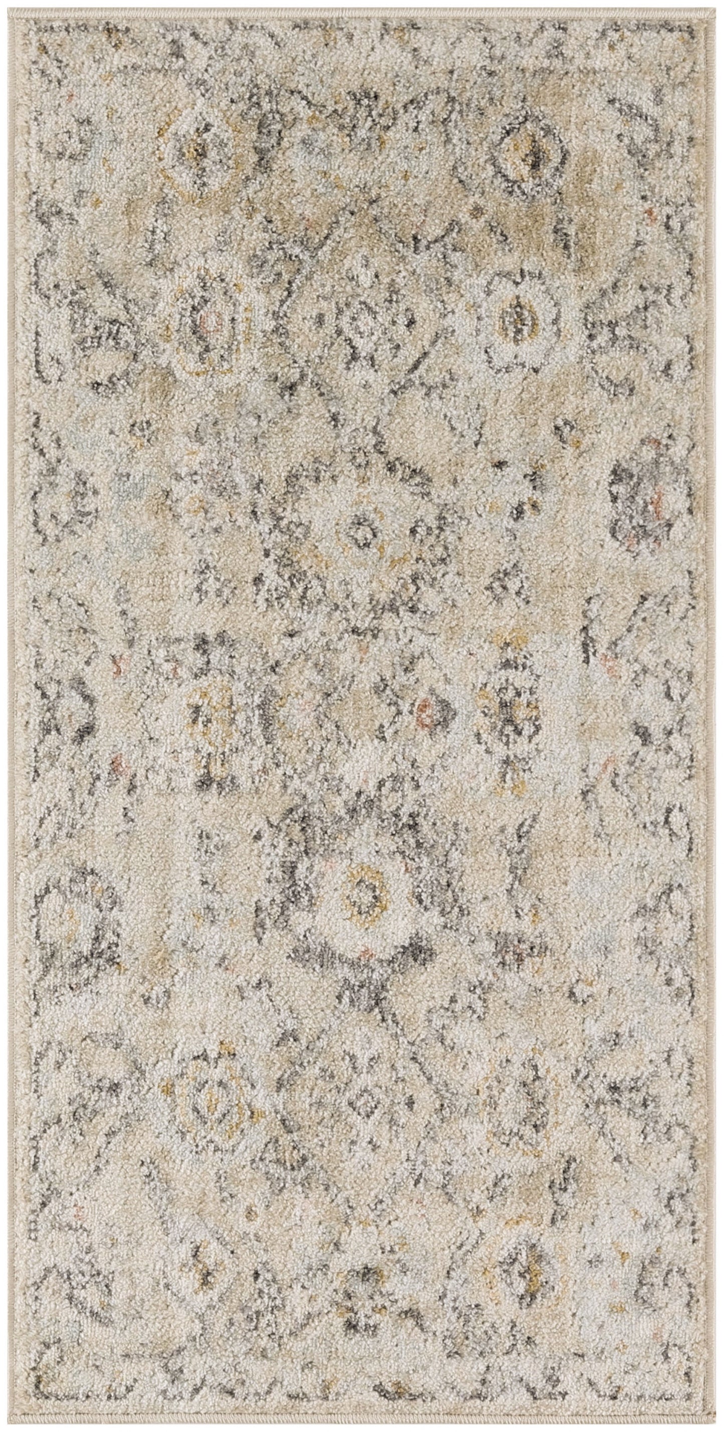 Nourison Home Oushak Home OUS01 Cream Traditional Loom-woven Rug