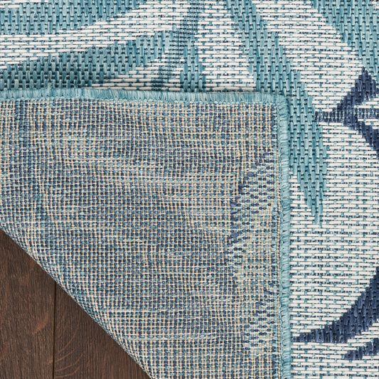 Nourison Home Garden Oasis Blue Contemporary