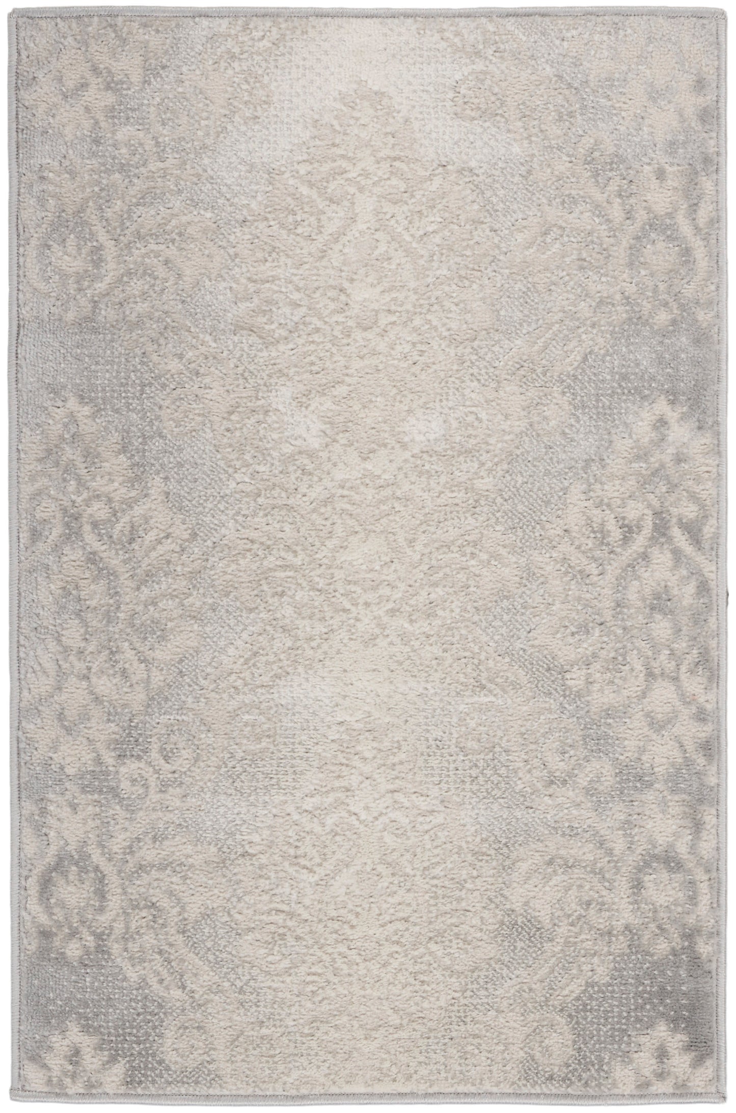 Nourison Home Elation ETN03 Ivory Grey Traditional Power-loomed Rug