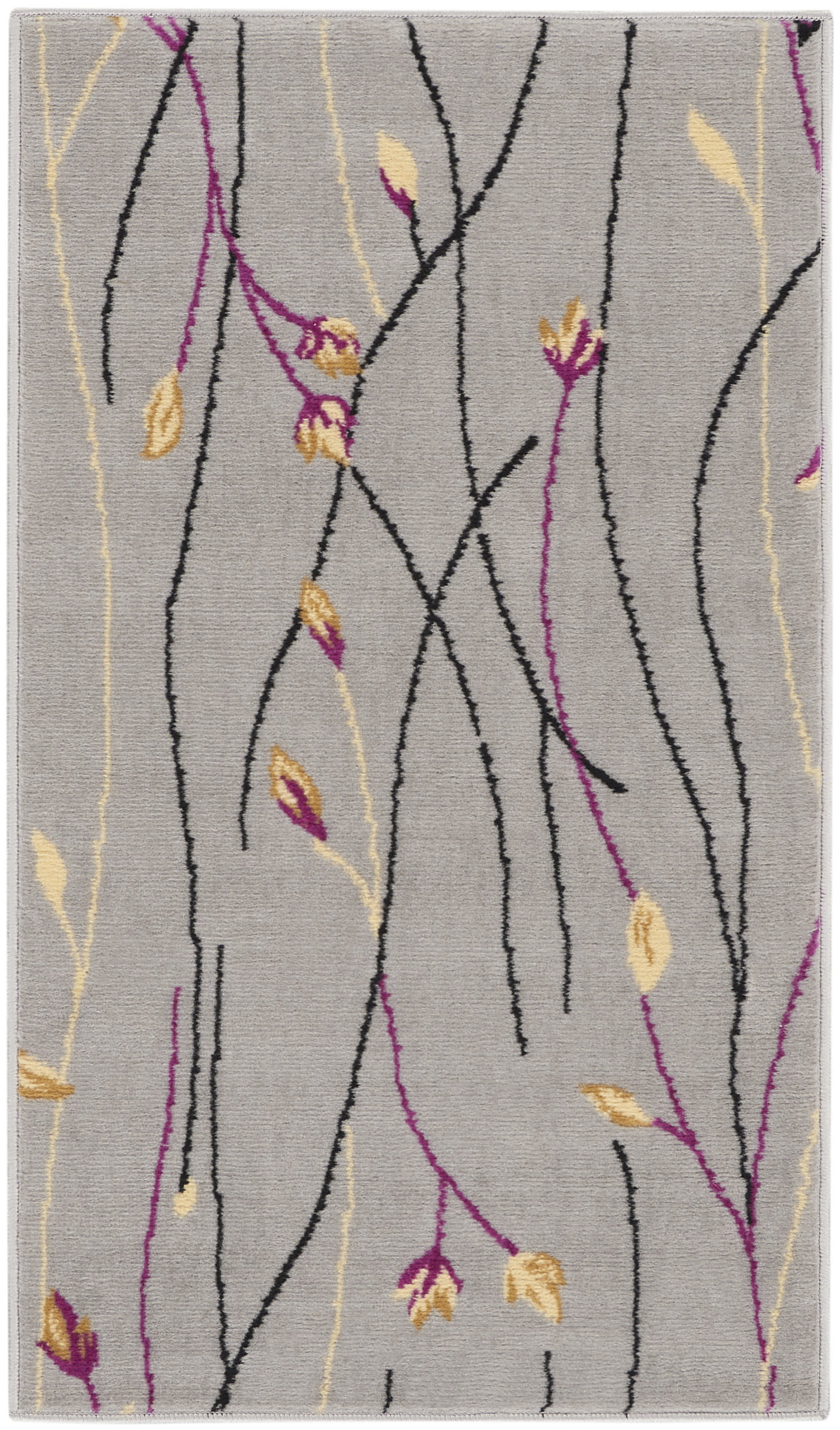 Nourison Home Grafix GRF15 Grey Contemporary Power-loomed Rug