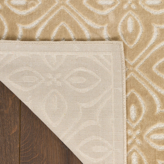Nourison Home Washable Charm Beige Ivory Contemporary