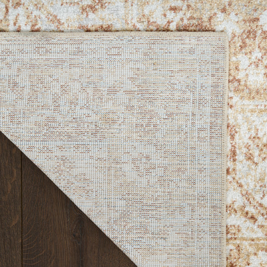 Nourison Home Astra Machine Washable Rust Traditional