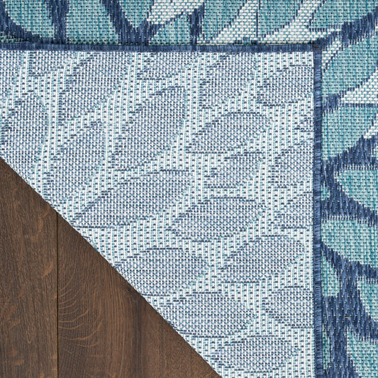 Nourison Home Garden Oasis Navy Contemporary
