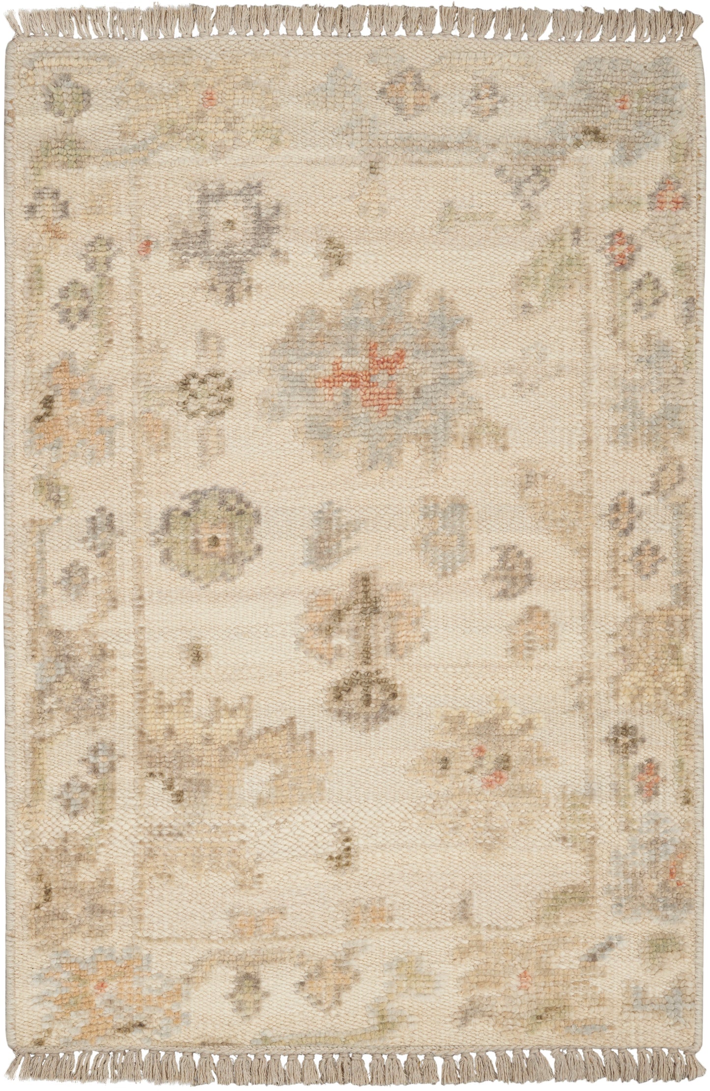Nourison Home Whispers WHP04 Ivory Traditional Hand Knotted Rug