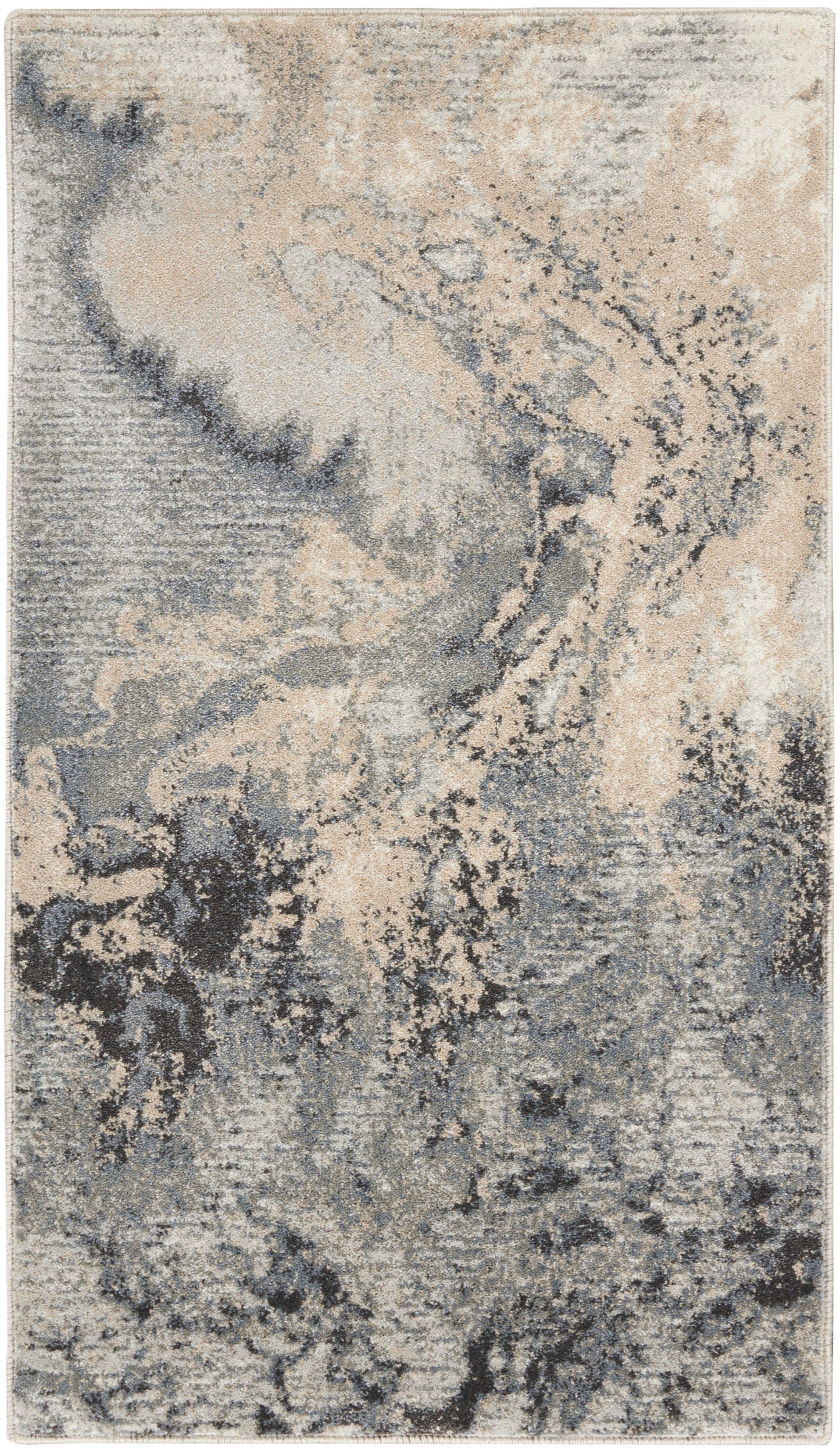 Nourison Home Maxell MAE08 Grey Contemporary Power-loomed Rugs