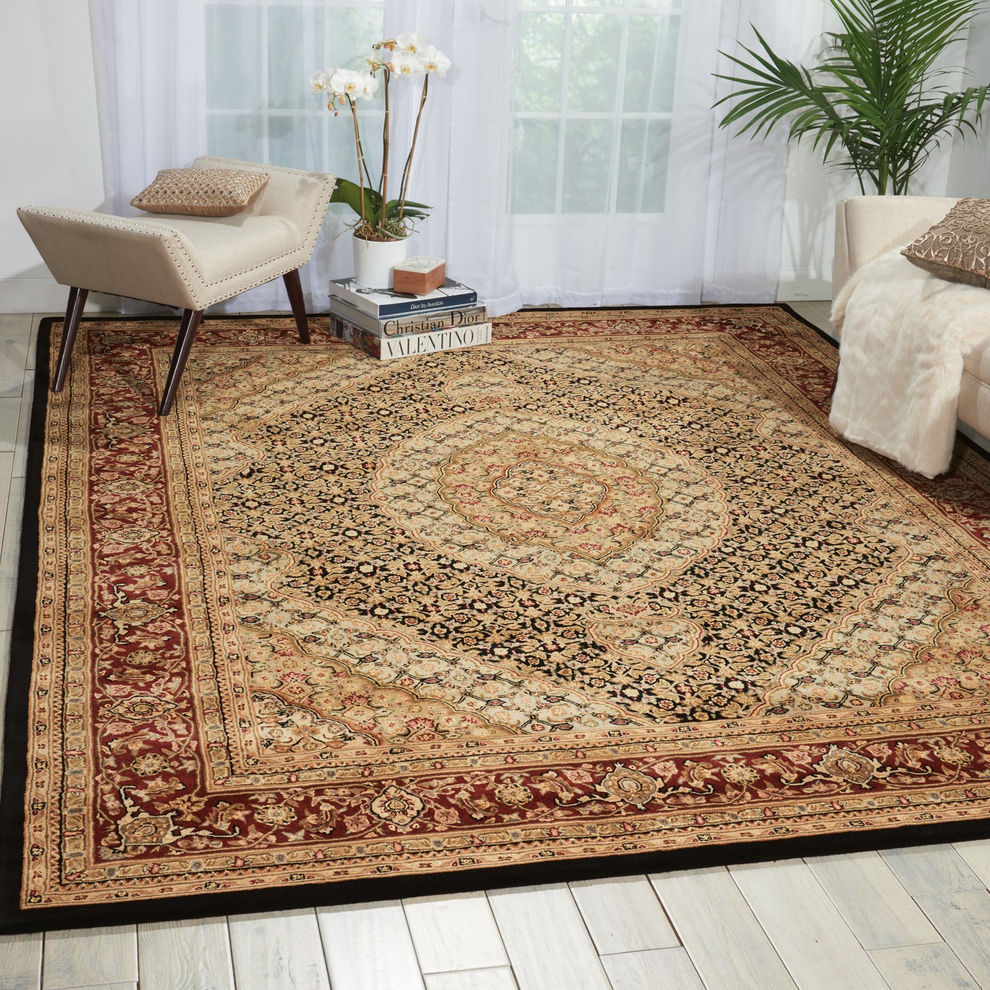 Nourison Home Nourison 2000 Black Traditional