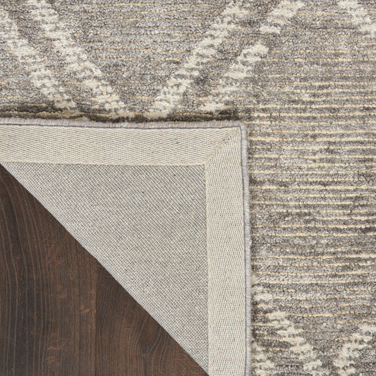 Nourison Home Venosa Grey Ivory Contemporary