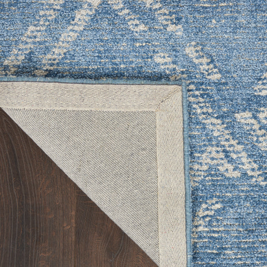Nourison Home Venosa Blue Ivory Contemporary