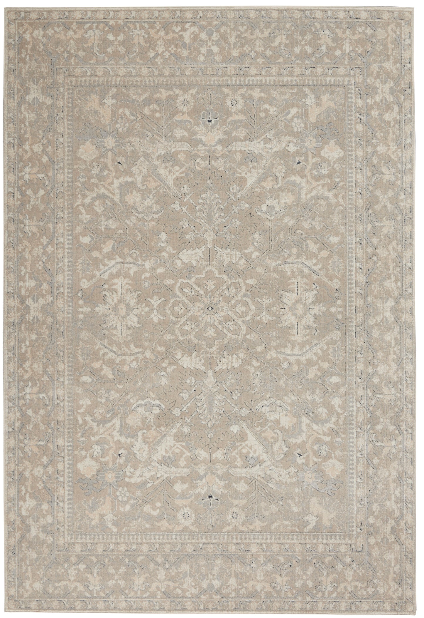 Nourison Home Malta MAI17 Beige Traditional Power-loomed Rug