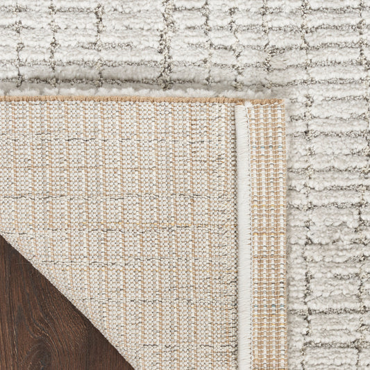 Nourison Home Andes Silver Contemporary