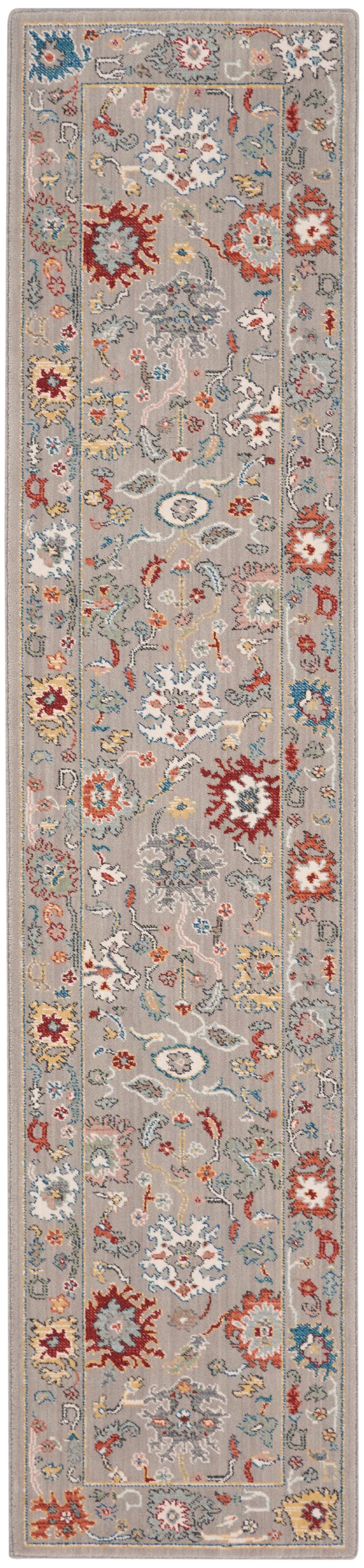 Nourison Home Parisa PSA03 Grey Traditional Loom-woven Rug