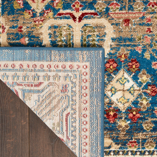 Nourison Home Karisma Blue Ivory Traditional