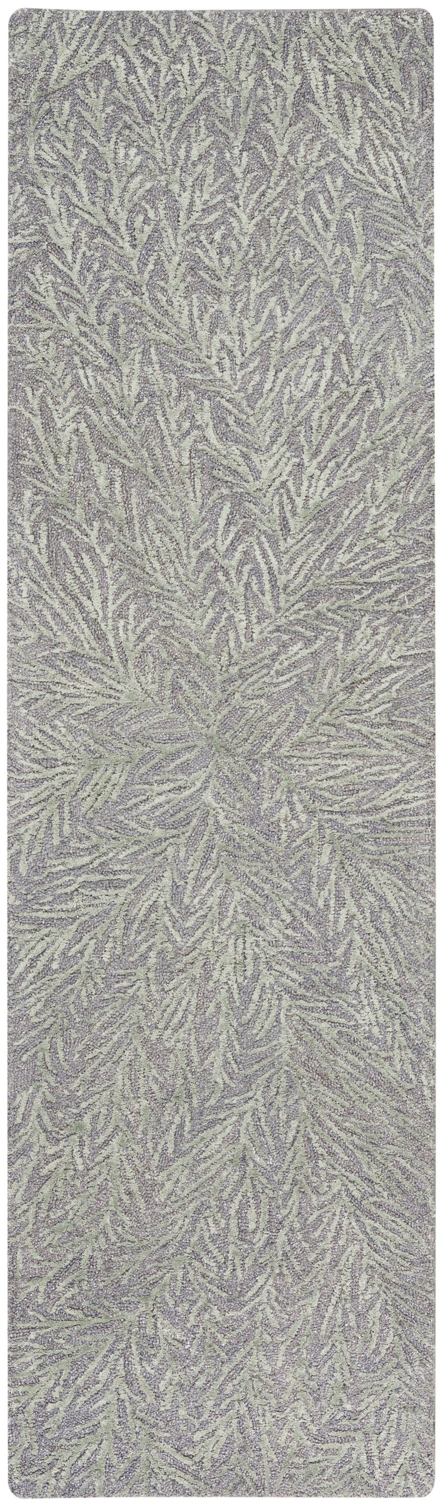 Michael Amini Ma30 Star SMR03 Slate Teal Contemporary Hand Tufted Rug