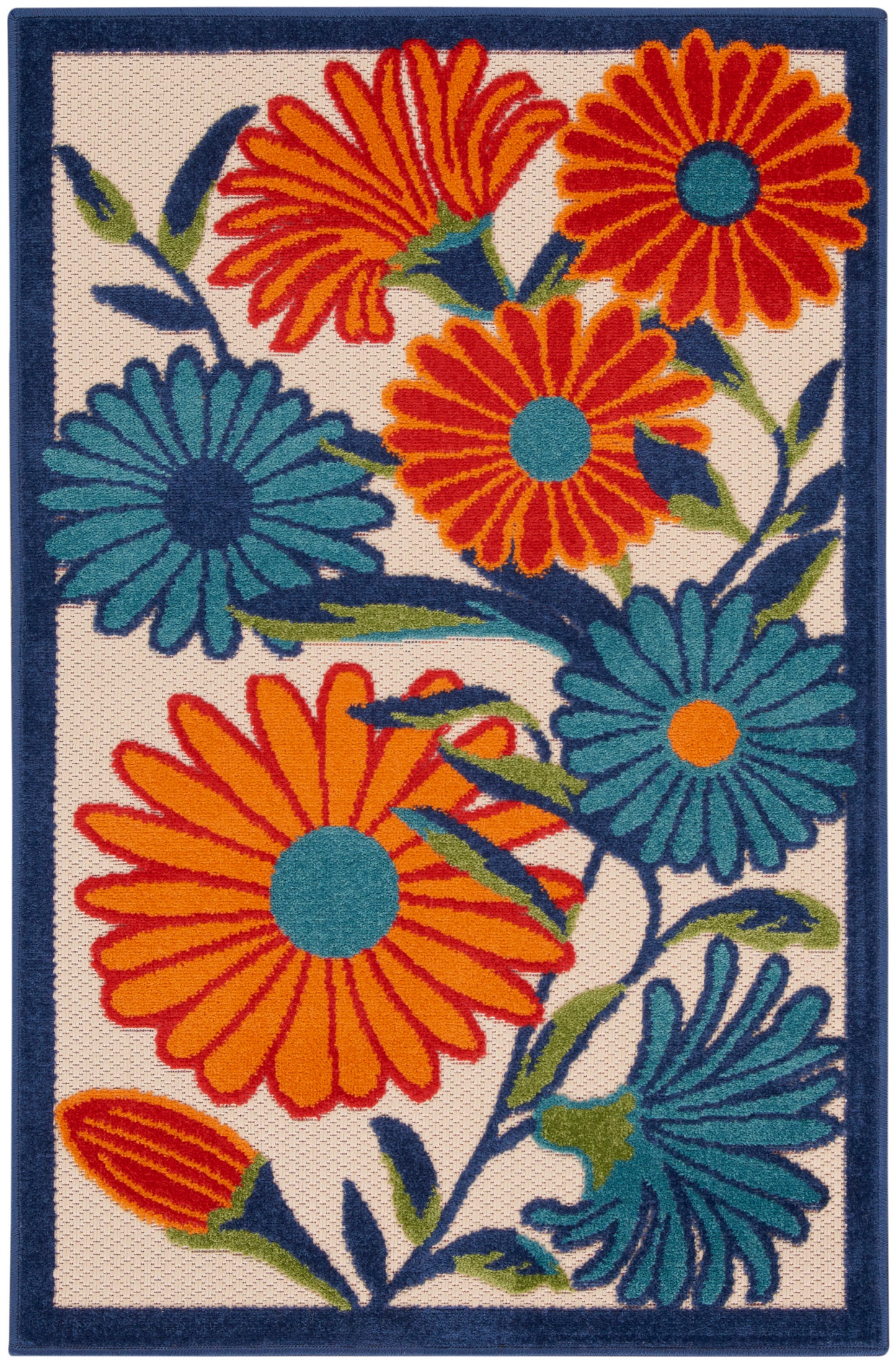 Nourison Home Aloha ALH33 Multicolor Contemporary Power-loomed Rugs