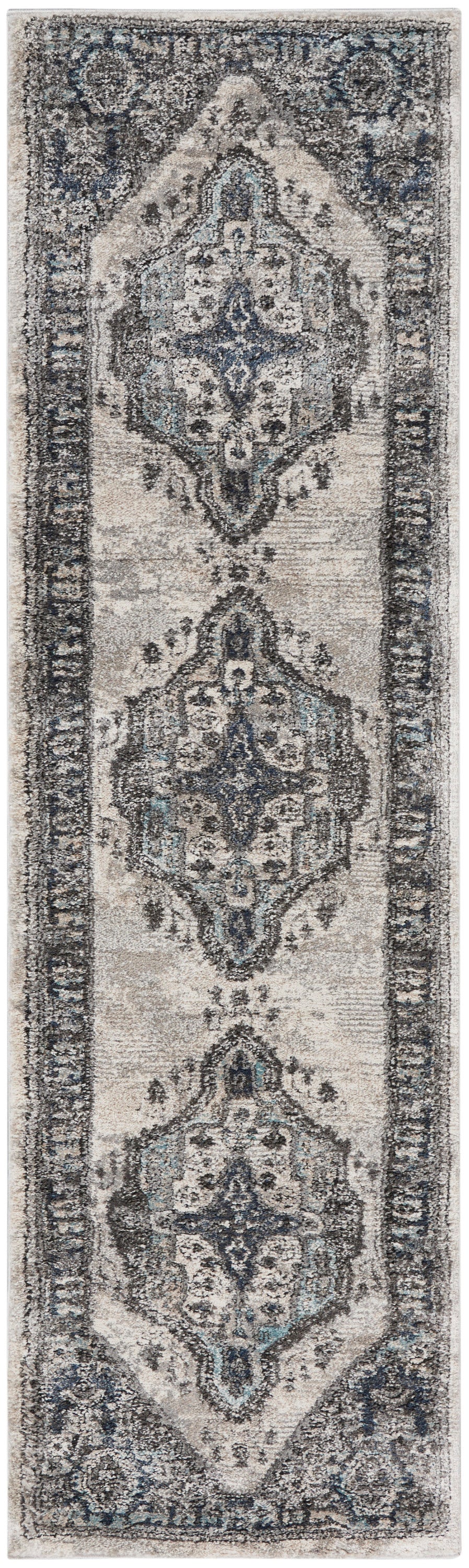 Nourison Home American Manor AMR02 Grey Traditional Power-loomed Rug