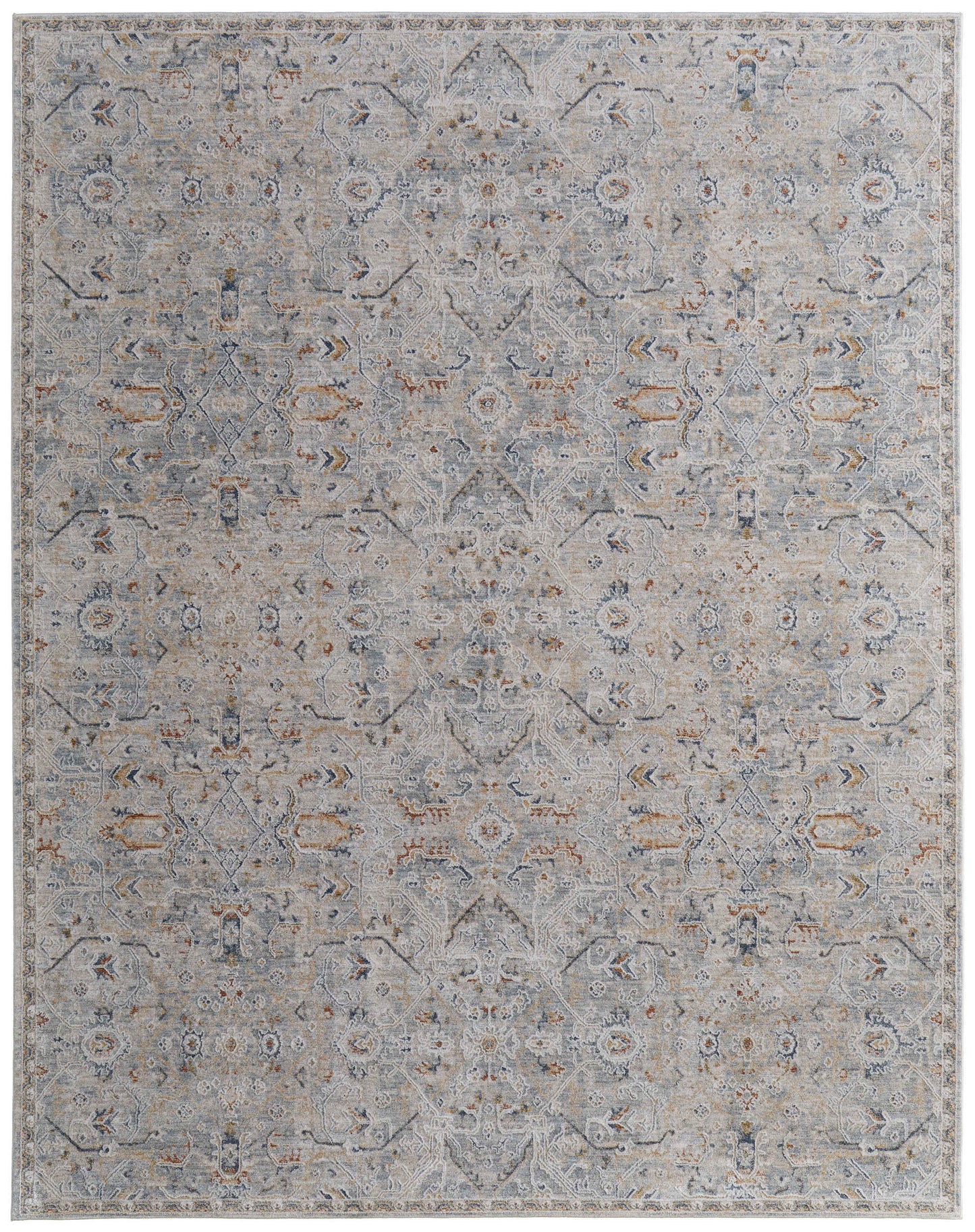 Feizy Pasha 39M6F Ivory Transitional/Bohemian & Eclect Machinemade Rug